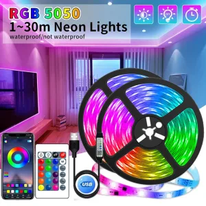 Imagen del producto Innovador Tira de Luces LED USB Multicolor, | Compra online en Tiendafiable