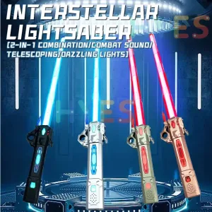 Innovador Juguete de Luz Retráctil Giratorio Láser