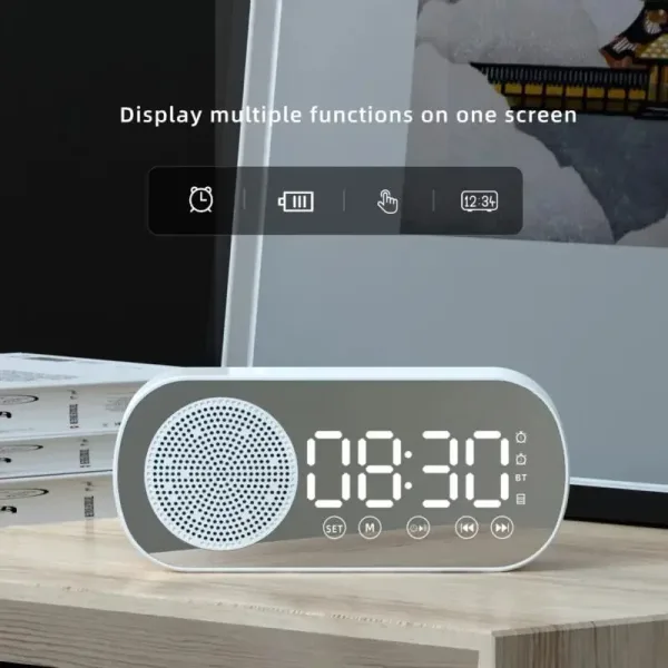 Imagen Del Producto Reloj Despertador Digital: Despertarse Con Estilo Y Precisión | Compra Online En Tiendafiable
