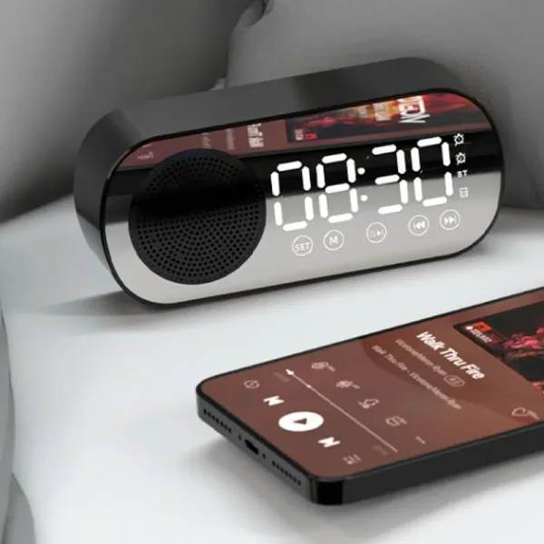 Imagen Del Producto Reloj Despertador Digital: Despertarse Con Estilo Y Precisión | Compra Online En Tiendafiable