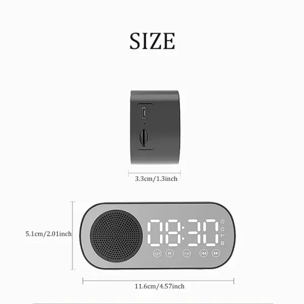 Imagen Del Producto Reloj Despertador Digital: Despertarse Con Estilo Y Precisión | Compra Online En Tiendafiable
