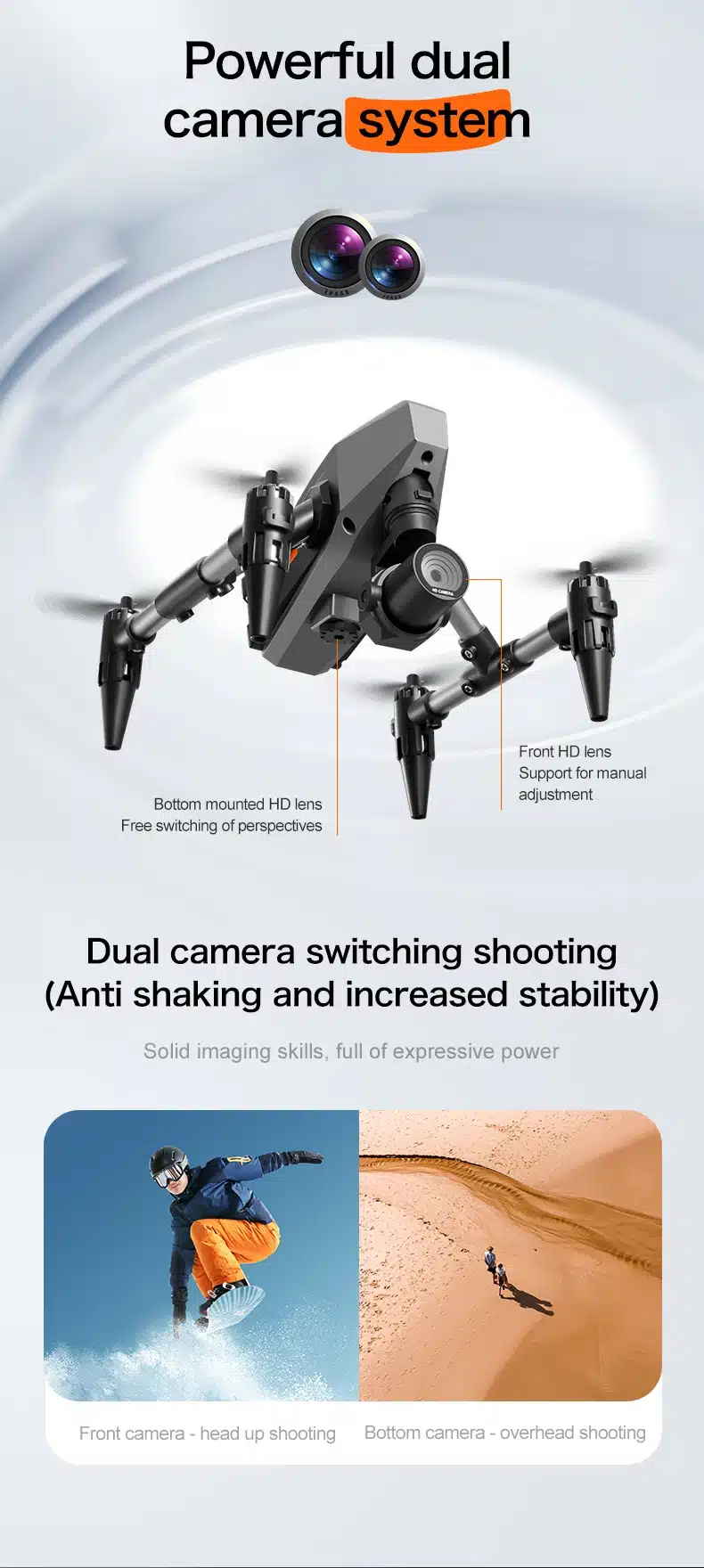 Valioso Mini Dron Profesional Con Cámara Hd